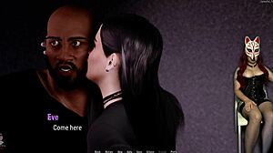 Stripper gives blowjob in deep eve 7 game