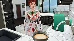 mature mom catches stepson jerking, offers sex help 😈