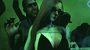 Wow, hot pussy banged hard in outdoor club gangbang 3D hentai animation!