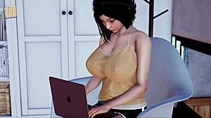 Indian Brunette Fingers Her Shaved Pussy!