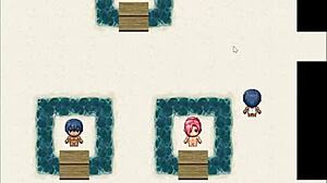 Tanned girl natsuki in hentai game ep 41, getting bred by all men for pregnant ending.