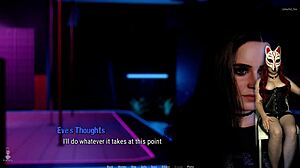 Stripper gives blowjob in deep eve 7 game