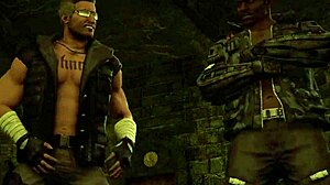 Kano and Johnny Cage Clash in Steamy Gay Action