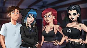 What happens in Summertime Saga episode 163 with anime hentai?