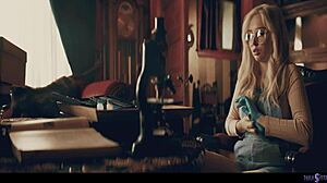 Unreal! Lexi Lore and Melody Marks turned carnal by a mysterious creature in wild scissoring action!