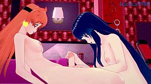 sylphiel and lina's intense futanari sex in slayers hentai