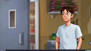 What happens in Summertime Saga episode 163 with anime hentai?