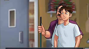 What happens in Summertime Saga episode 163 with anime hentai?