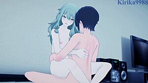 Kusanagi Nene in Akiyama Mizuki divji seks v Project Sekai hentai