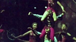 Vintage erotic illustration from retro anime hentai collection