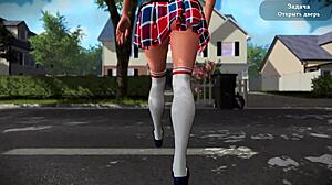 Complete Gameplay Of My Sexy Neighbor Part 1 In Shower And Outdoor Scenes