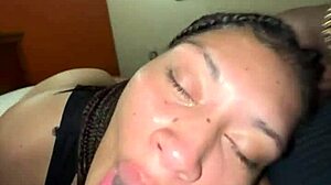She keeps sucking after i cum
