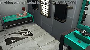 mature mom catches stepson jerking, offers sex help 😈