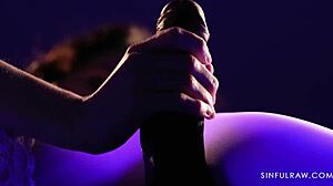 anna de ville and aaron rock having rough interracial sex