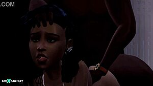 nalani mahiai glamorous black hentai babe with big cock