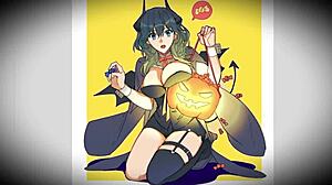 cosplay waifu in anime style