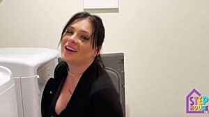 my stepmom london rose stuck in the washer