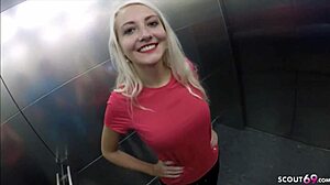 German Teen 18+ Gets Slammed After McFit Sport Session!