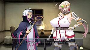 horny heroine ingrid plays with huge tits in episode 2