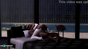 nalani mahiai glamorous black hentai babe with big cock