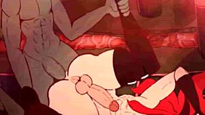 Demon pofuka Devil Lynn z Golemom - animacija