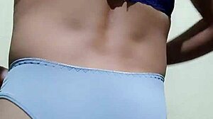 Trying On My New Underwear In Front Of The Mirror