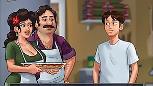 What happens in Summertime Saga episode 163 with anime hentai?