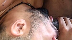 gay guy gets lots of cock at home