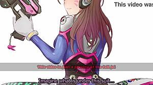 d va s edging game ~ overwatch femdom