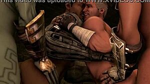 Kano and Johnny Cage Clash in Steamy Gay Action