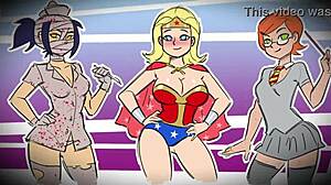 cosplay waifu in anime style