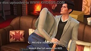 Godmother encounter in 3D hentai preview