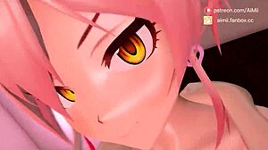 Futanari dominates with intense futanari action