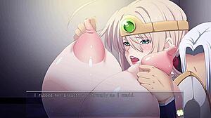 horny heroine ingrid plays with huge tits in episode 2