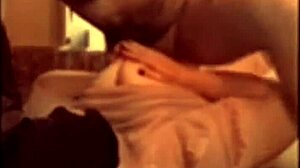 He uses a cock pump then fucks my tits and busts his nuts in my mouth