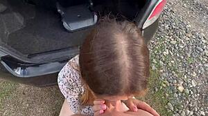 Η σέξι αυτοστέφα πληρώνει με σφιχτό αναλ 😲