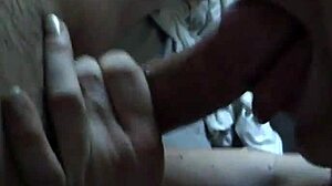 Milf takes big cock deep in throat