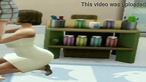 Brunette teen sucking teach cock at lunch time