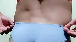 Trying On My New Underwear In Front Of The Mirror