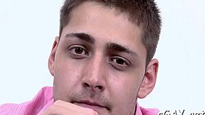 double anal penetration in group homosexual sex with blowjob and oral.