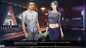 our red string part 5 gameplay ends with deepthroat and cum in mouth