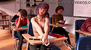 i stare at my teacher's huge ass in class