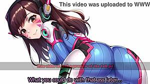 d va s edging game ~ overwatch femdom