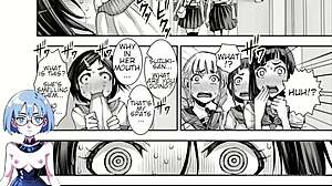 in this isekai world, a futanari reincarnates and explores her dual desires fully