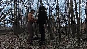 Sucking His Big Cock In Public Park Boldly