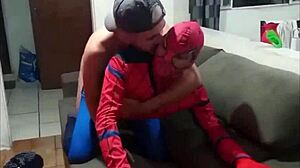 Gay troca troca in halloween costumes, dirty fetish excitement!