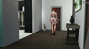 mature mom catches stepson jerking, offers sex help 😈