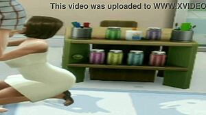 Brunette teen sucking teach cock at lunch time