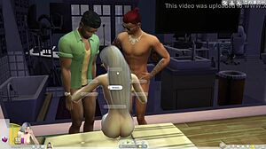 Feeling the intense passion in Sims 4 first person threesome