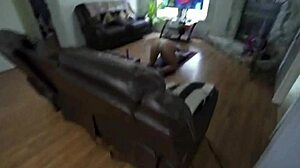 My step-bros nympho wife is desperate for my cock